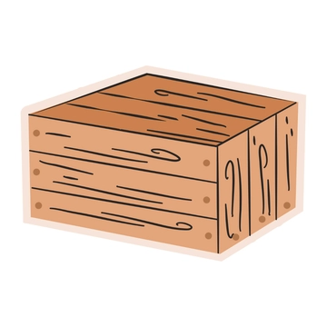 Free Wooden Box Clipart to Edit Online