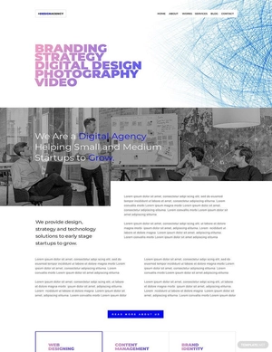 Design Company Website Template
