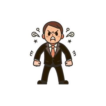 Free Angry Boss Clipart to Edit Online
