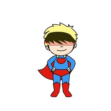 Free Cartoon Superhero Clipart to Edit Online