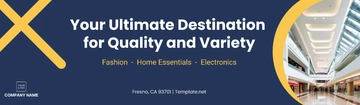 Free Department Store Billboard Template to Edit Online