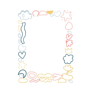 Free Doodle Border Clipart to Edit Online