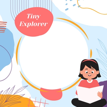 Free Kids Facebook Profile Frame Template to Edit Online