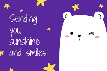 Free Cute Postcard Background Template to Edit Online