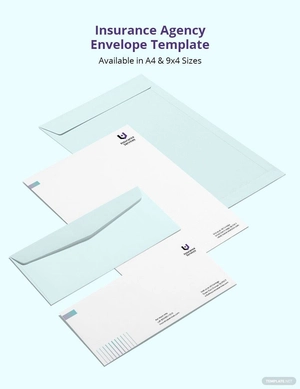Insurance Agency Envelope Template