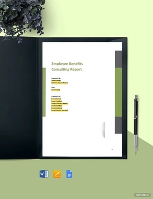 Corporate Consulting Report Template