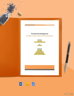 Consulting Strategy Report Template