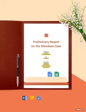 Consulting Company Report Template