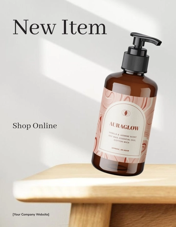 Free Simple Product Photo Template to Edit Online