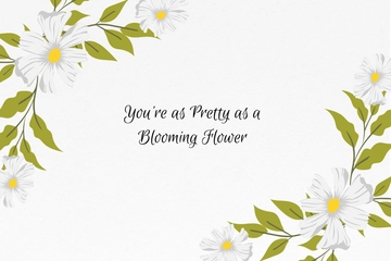 Free Floral Postcard Template to Edit Online