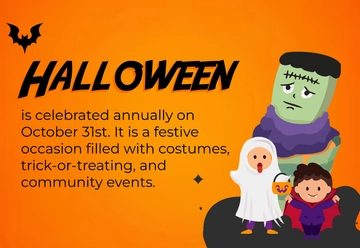 Free When is Halloween? Template to Edit Online