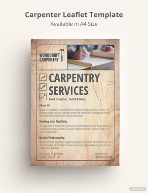 Carpenter Leaflet Template