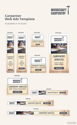 Carpenter Web Ads Template