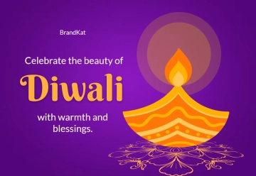 Free Printable Diwali Card Template to Edit Online