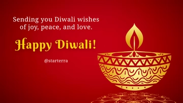 Free Diwali Social Media Banner Template to Edit Online