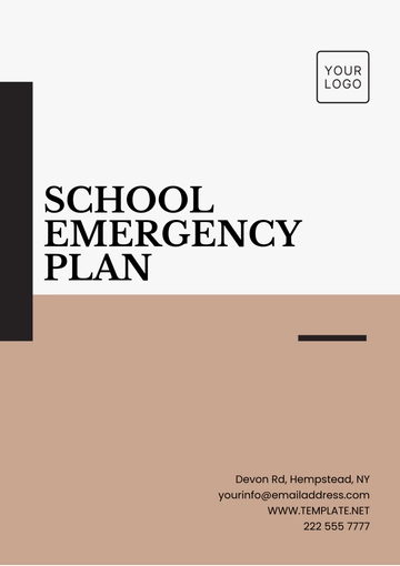 Free School Emergency Plan Template to Edit Online