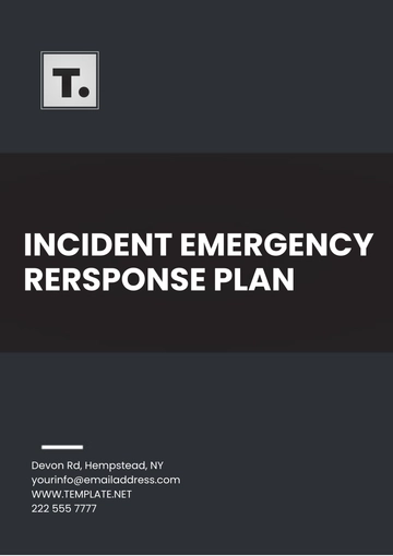 Free Incident Emergency Response Plan Template to Edit Online