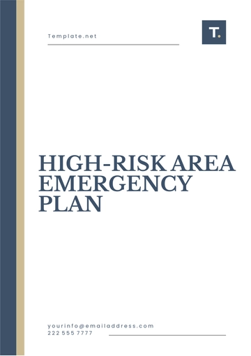 Free High-Risk Area Emergency Plan Template to Edit Online