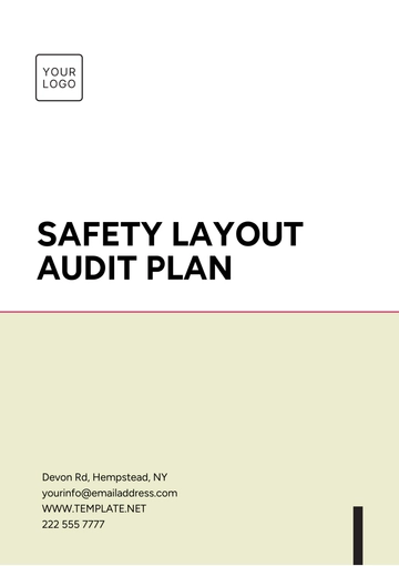 Free Safety Layout  Audit Plan Template to Edit Online