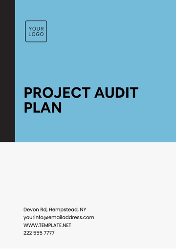 Free Project Audit Plan Template to Edit Online