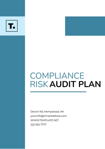 Free Compliance Risk Audit Plan Template to Edit Online