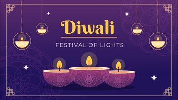 Free Diwali Presentation Template to Edit Online