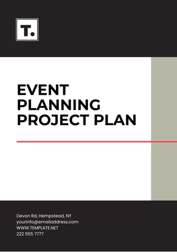 Free Event Planning Project Plan Template to Edit Online
