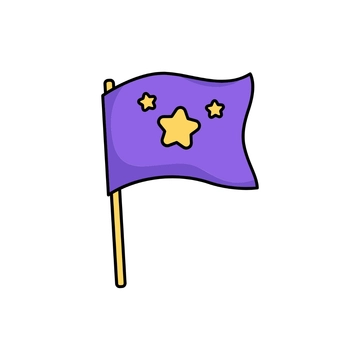 Free Cartoon Flag Clipart to Edit Online