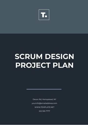 Free Scrum Design Project Plan Template to Edit Online
