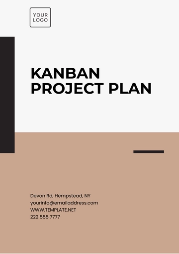 Free Kanban Project Plan Template to Edit Online