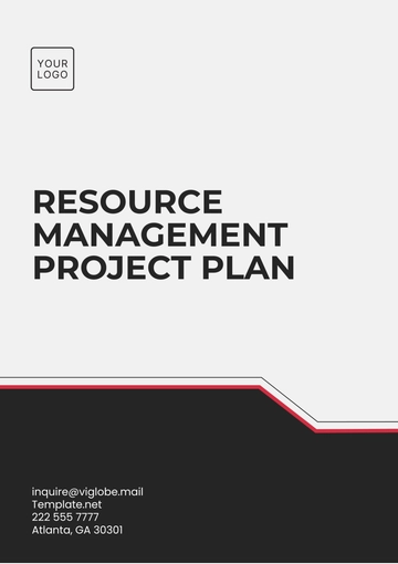 Free Resource Management Project Plan Template to Edit Online