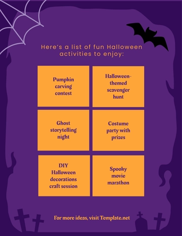 Free Halloween Fun Activities Template to Edit Online
