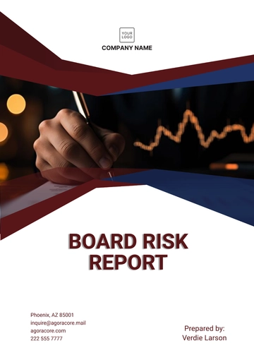 Free Board Risk Report Template to Edit Online
