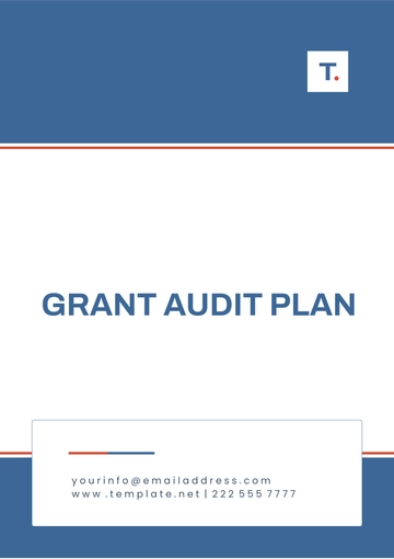 Free Grant Audit Plan Template to Edit Online