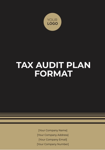 Free Tax Audit Plan Format Template to Edit Online