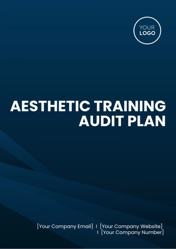 Free Aesthetic Training Audit Plan Template to Edit Online