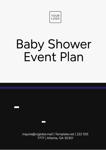 Free Baby Shower Event Plan Template to Edit Online
