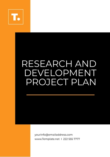 Free Research And Development Project Plan Template to Edit Online