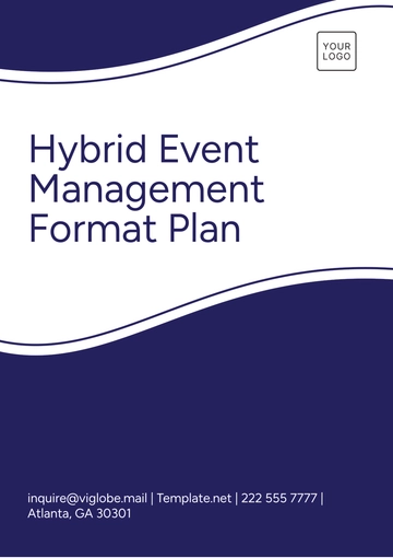 Free Hybrid Event Management Format Plan Template to Edit Online