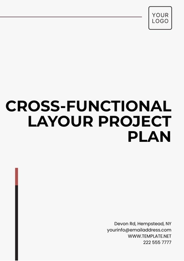 Free Cross-Functional Layout Project Plan Template to Edit Online