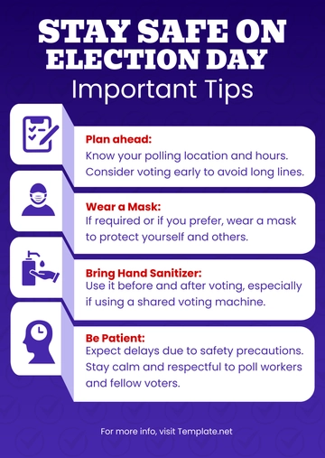 Free Election Day Safety Template to Edit Online