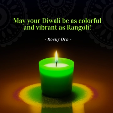 Free Diwali Rangoli Template to Edit Online