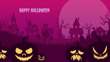 Free Halloween Desktop Wallpaper Template to Edit Online