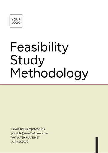 Free Feasibility Study Methodology Template to Edit Online