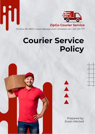 Free Courier Service Policy Template to Edit Online