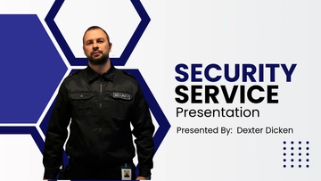 Free Security Service Presentation Template to Edit Online