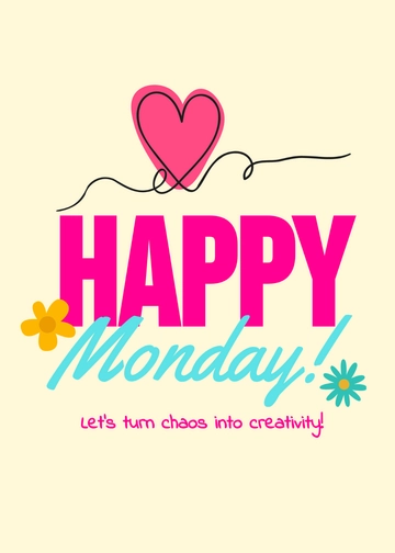 Free Crazy Monday Template to Edit Online