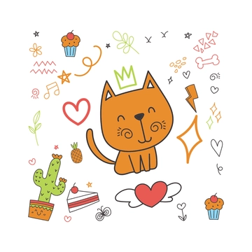 Free Fun Doodle Clipart to Edit Online