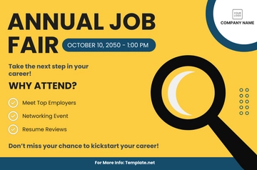 Free Job Fair Banner Template to Edit Online