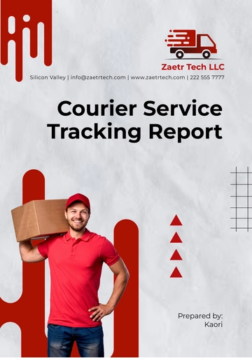 Free Courier Service Tracking Report Template to Edit Online